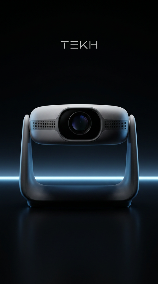 10-15 days Estimated Delivery Time - 5G Intelligent Voice Projector HD 4K Home Day Direct Wall Automatic Wifi Smart Projector